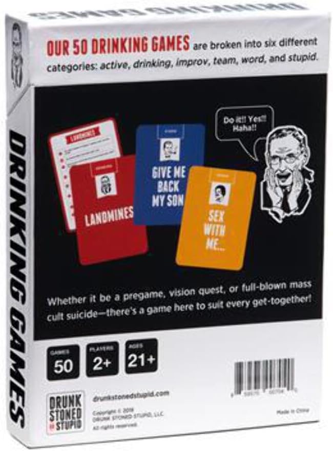 Drinking Game Set for Non-Drinkers - 50 Fun Activities