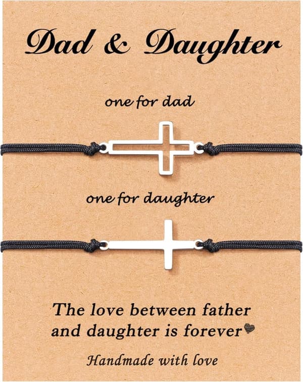 Father's Day Gift: Tarsus Cross Matching Bracelets