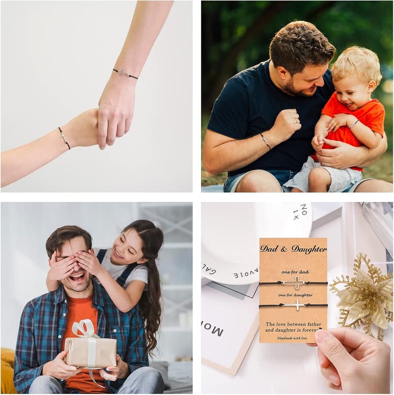 Father's Day Gift: Tarsus Cross Matching Bracelets