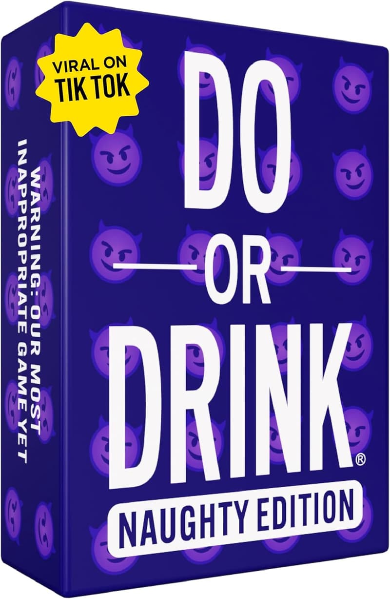 Naughty Edition Drink or Dare Game - 250 Cards for Adults