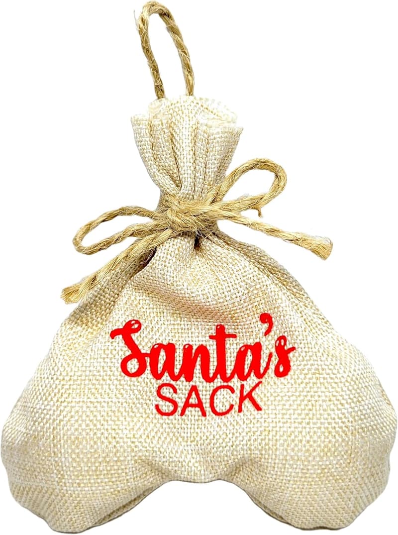 Funny Santa's Sack Christmas Ornament - Unique Gag Gift