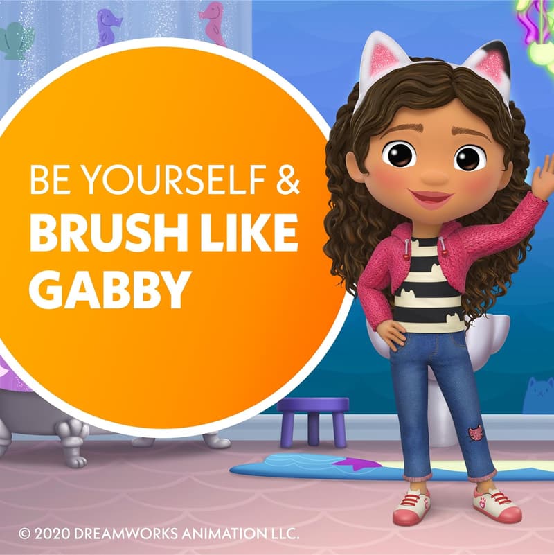 Kids Electric Toothbrush with Soft Bristles - Gabby's Dollhouse