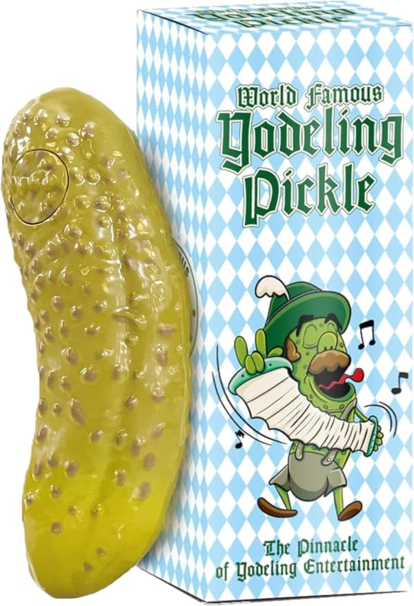 Yodeling Pickle Musical Toy - Fun Gag Gift for All Ages