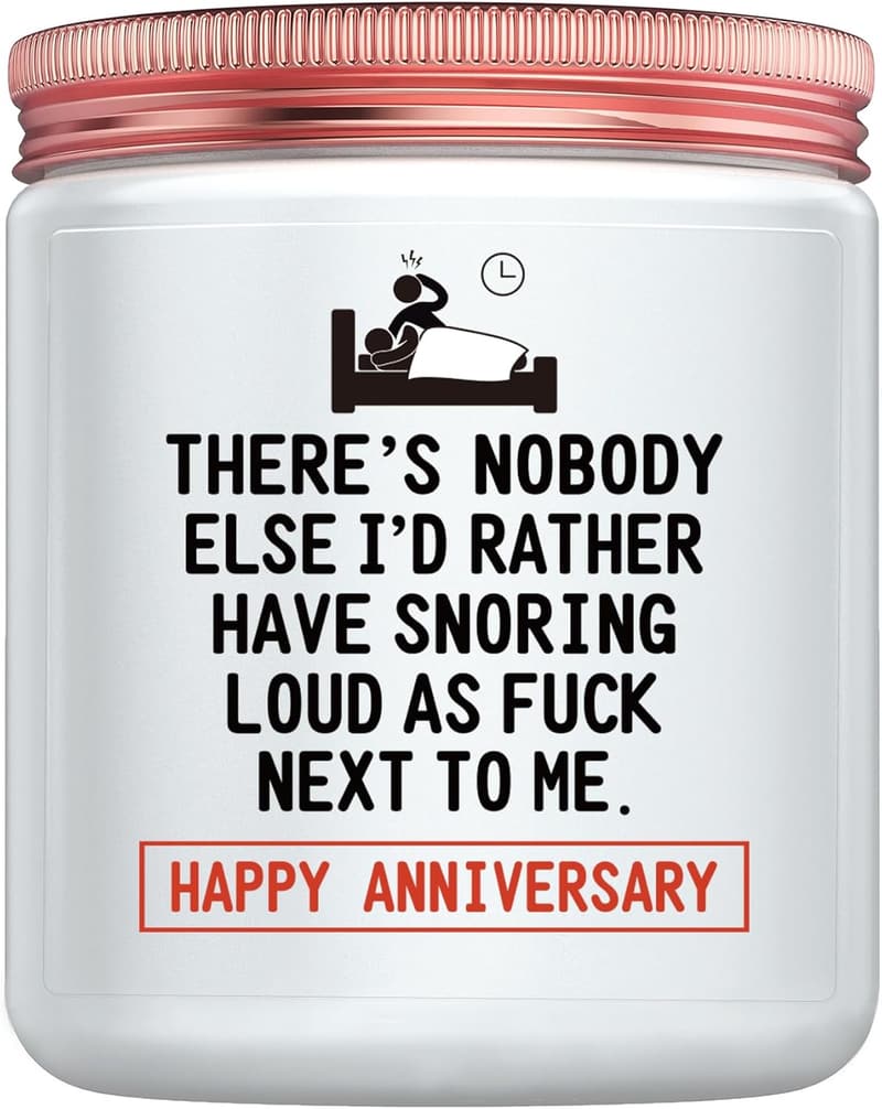 1-4 Year Anniversary Lavender Scented Candle for Couples