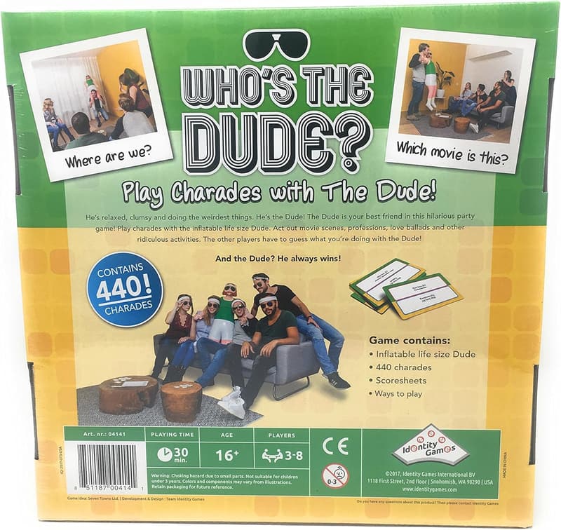 Family Reunion Charades Game - Fun Identity Challenge for Adults