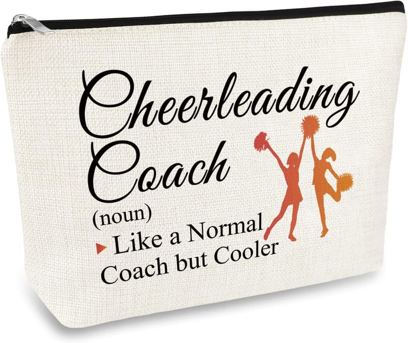 Cheer Coach Makeup Bag - Perfect Gift for Cheer Moms