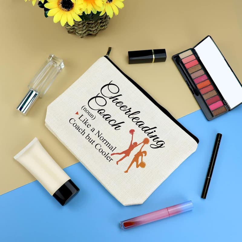 Cheer Coach Makeup Bag - Perfect Gift for Cheer Moms
