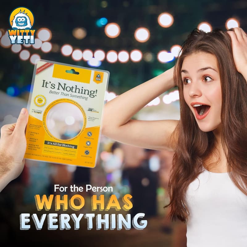 The Gift of Nothing Gag Gift - Hilarious Stocking Stuffer