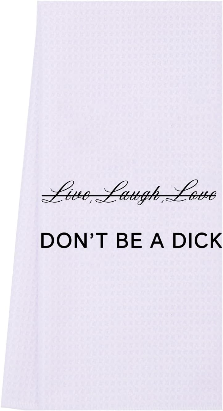 Funny Kitchen Towel for Friends - Perfect Housewarming Gift