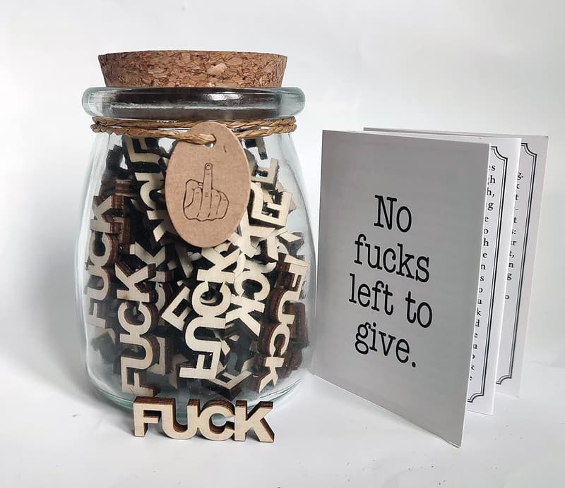 Funny Gag Gift Jar for Birthdays & Anniversaries (7oz)