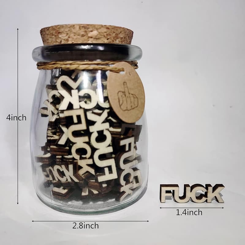 Funny Gag Gift Jar for Birthdays & Anniversaries (7oz)