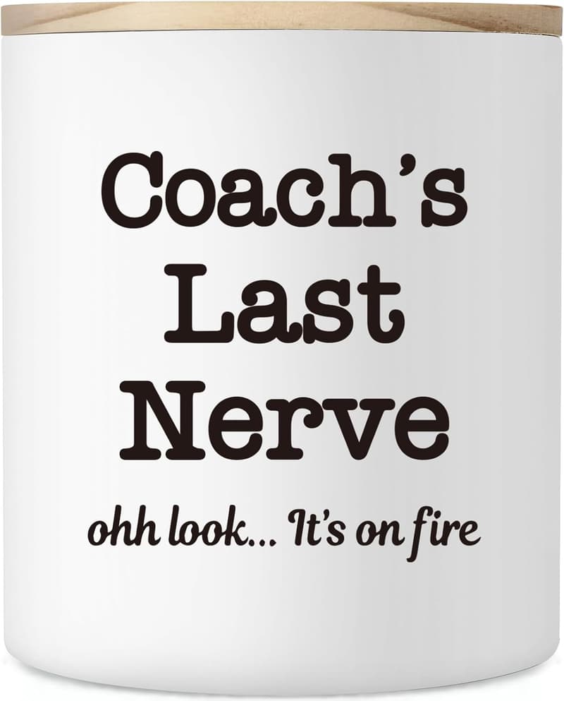 Thank You Coach Candle - 10oz Scented Soy Gift for Coaches