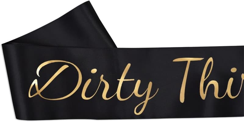30th Birthday Satin Sash - Fun Party Accessory for Women
