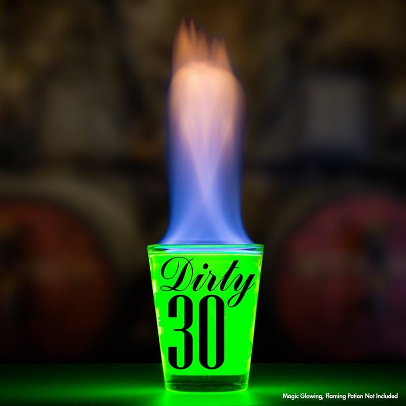 30th Birthday Shot Glass - Funny Gift for Her or Him