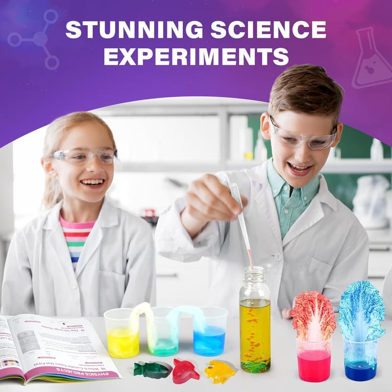 STEM Science Kit for Kids - 105 Experiments for Ages 6+