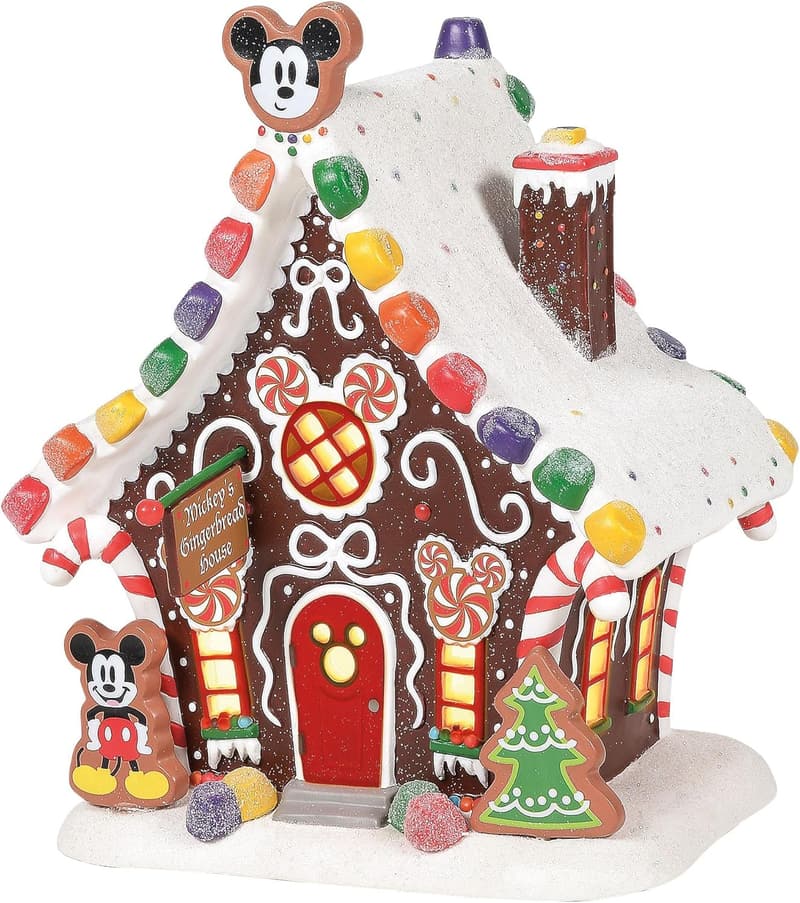 Disney Village Mickey Mouse Gingerbread House, 1.75