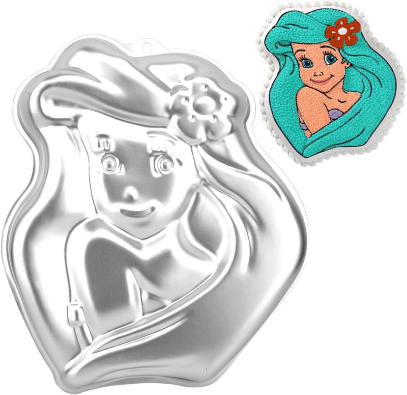 Princess Girl-Shaped Birthday Cake Pan, 3D Aluminum Mould