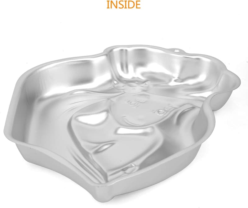 Princess Girl-Shaped Birthday Cake Pan, 3D Aluminum Mould