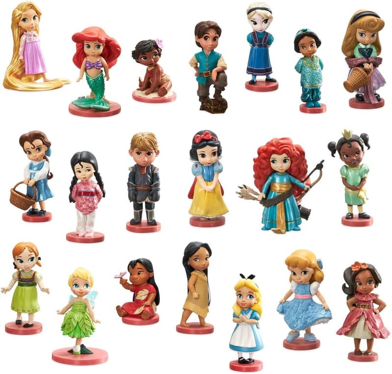 Disney Animators' Collection 20-Piece Figurine Set for Kids