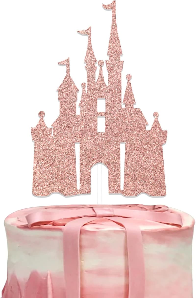 Princess Castle Cake Topper for Birthday Parties
