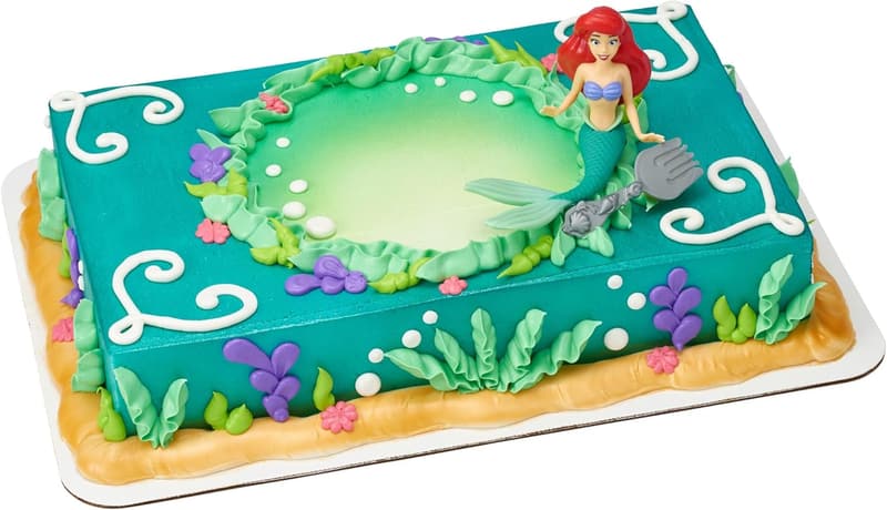Disney Princess Ariel Cake Topper Set - 2-Piece Decoration
