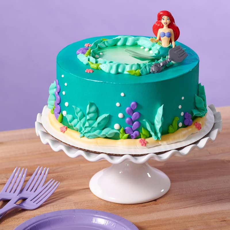 Disney Princess Ariel Cake Topper Set - 2-Piece Decoration