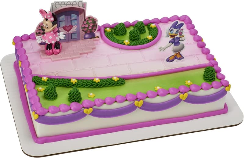 Minnie Mouse 4-Piece Cake Topper Set for Celebrations