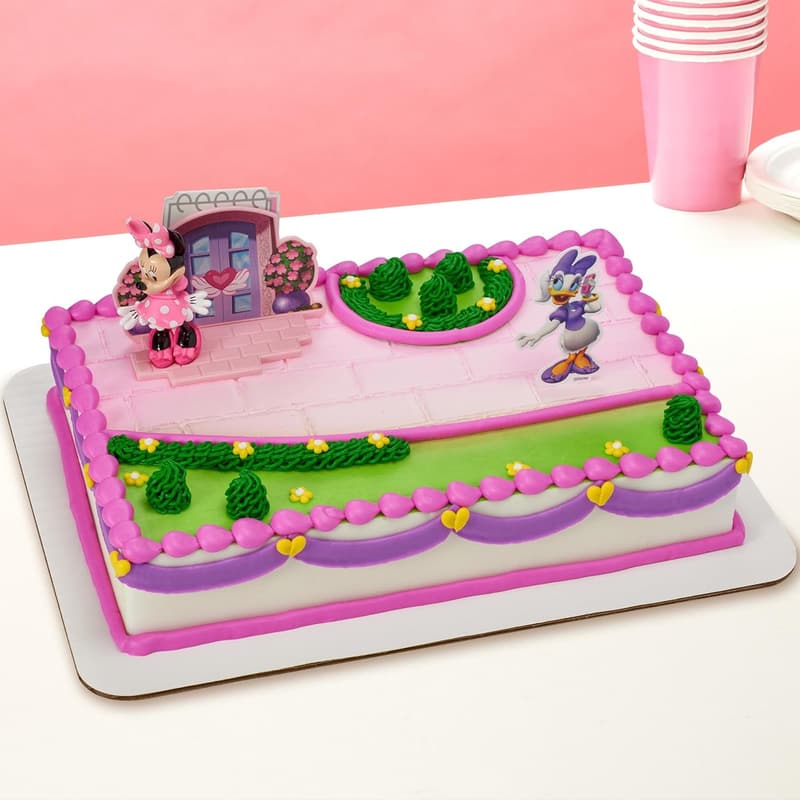 Minnie Mouse 4-Piece Cake Topper Set for Celebrations
