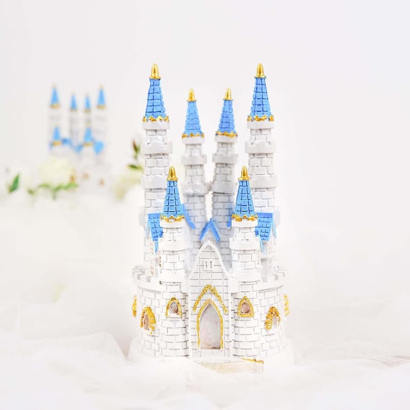 Cinderella's Castle Cake Topper Figurine for Weddings