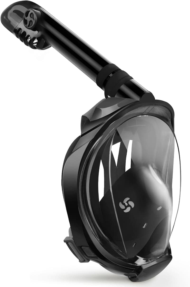 Greatever G2 Foldable Snorkel Mask with Dry Top & Camera Mount