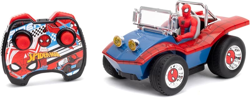 Spider-Man RC Buggy with Non-Removable Figure, 7