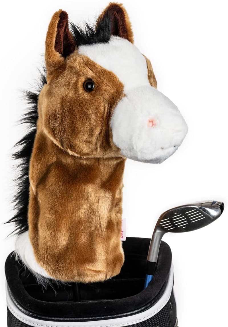 Funny Horse Driver Headcover | Premium Golf Club Protection