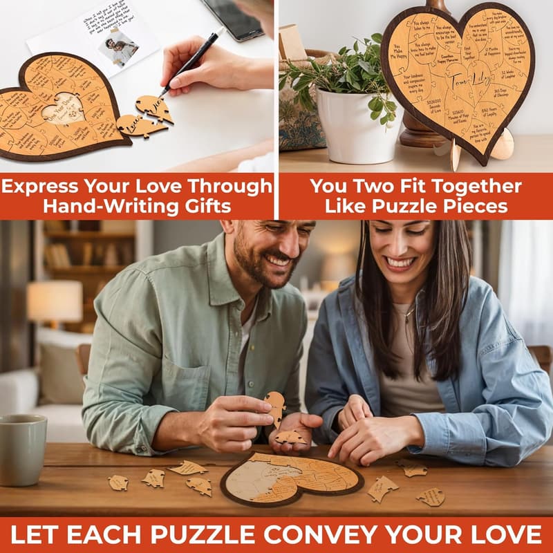 1st Anniversary Wooden Gifts for Couples - Unique Keepsakes