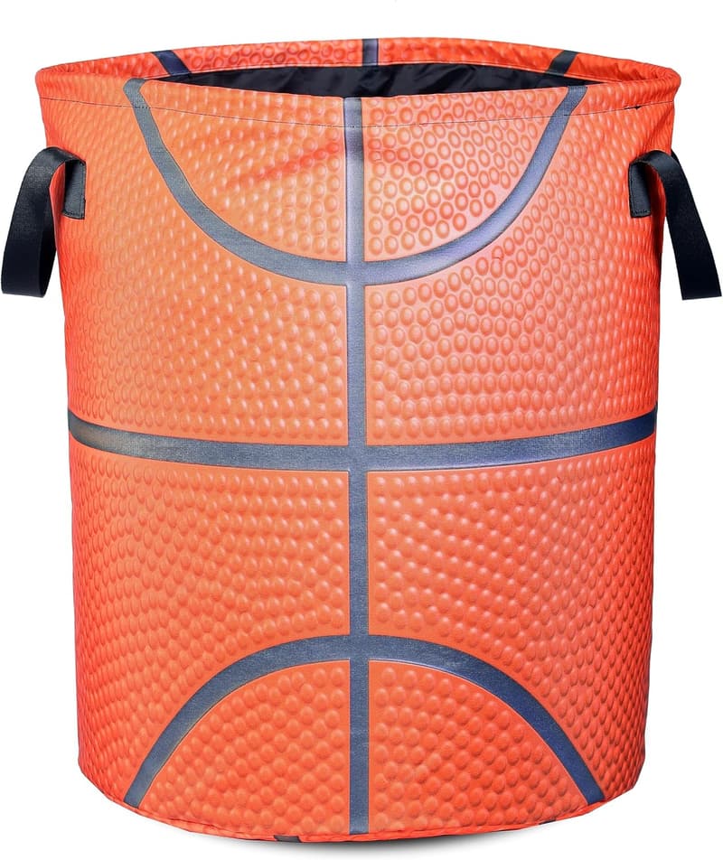 Basketball Pattern Foldable Waterproof Laundry Hamper