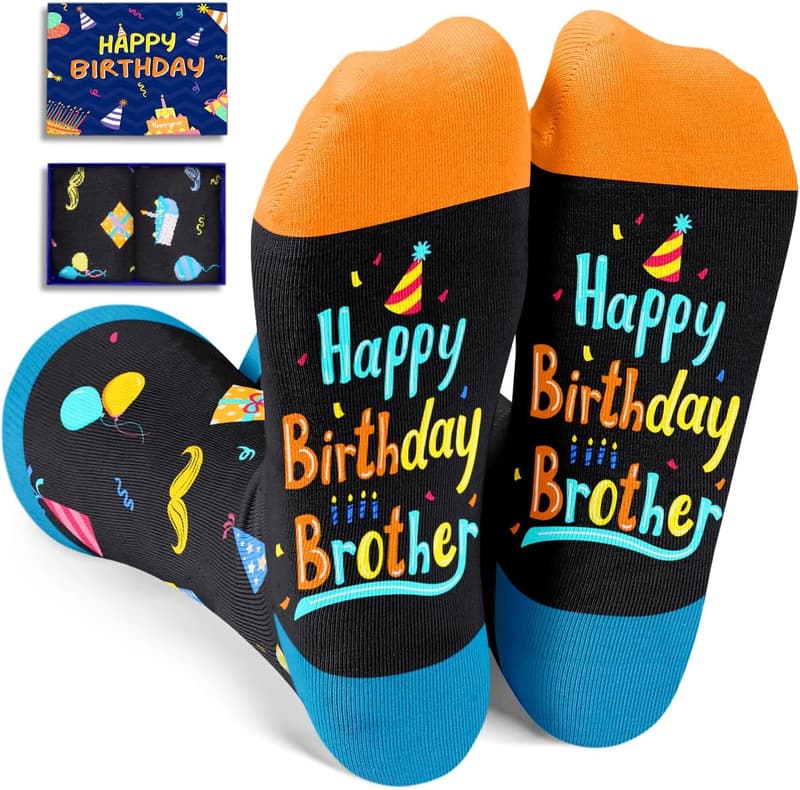 Birthday Socks for Men - Funny Gift for Brother, Dad, Husband