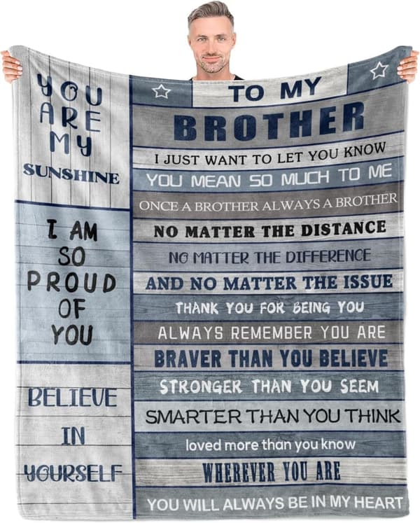 Brother Birthday Blanket 60