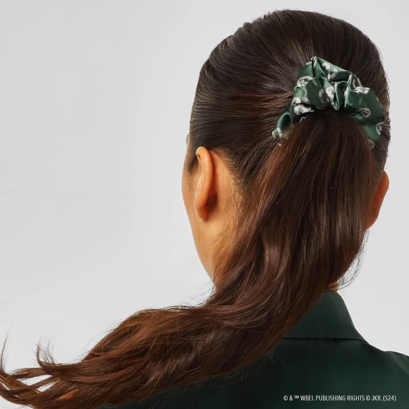 Harry Potter Satin Scrunchies Set - Damage-Free Hair Ties for Women