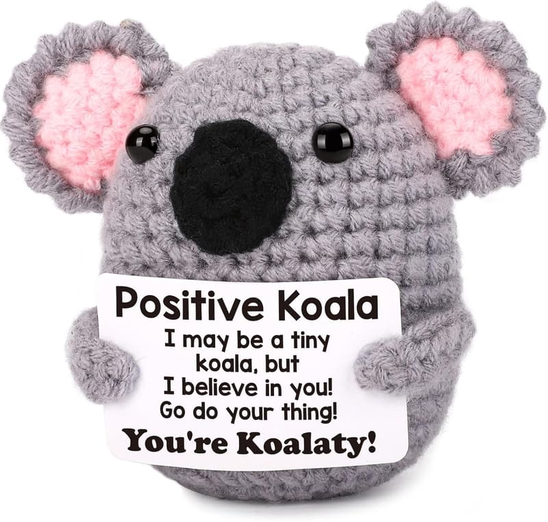 Inspirational Mini Crochet Koala - Mother's Day Gift for Women