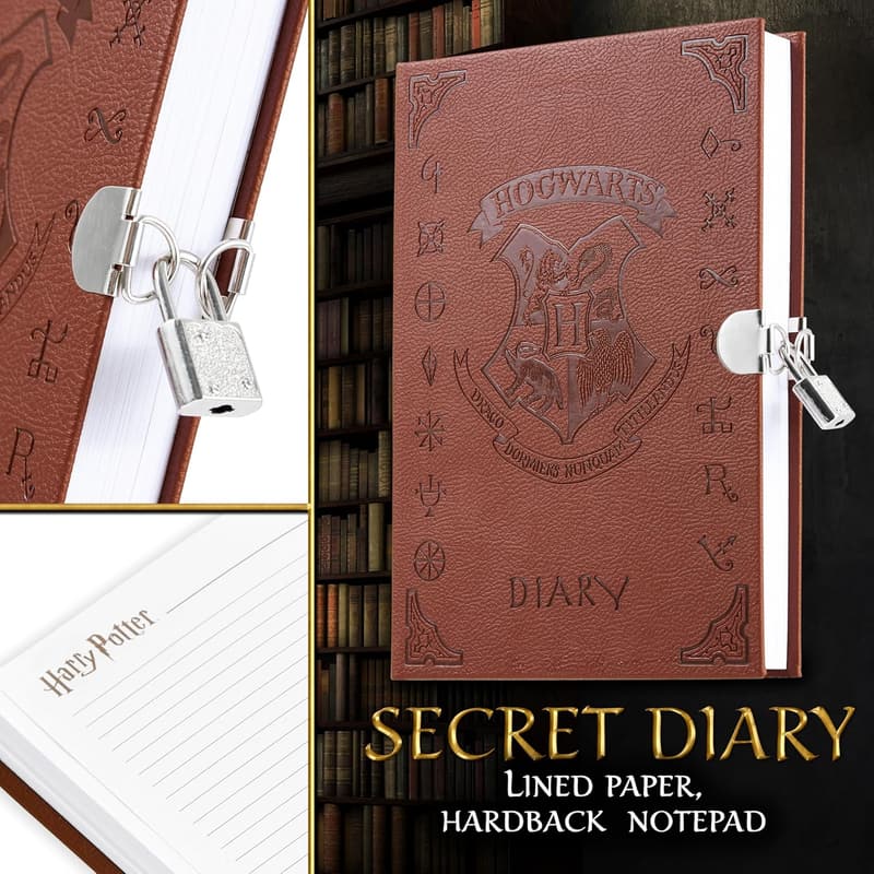 Harry Potter Secret Diary with Lock and Invisible Ink Pen