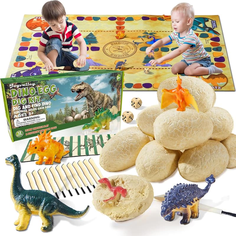 Dinosaur Egg Excavation Kit - STEM Toy for Kids Ages 5-13