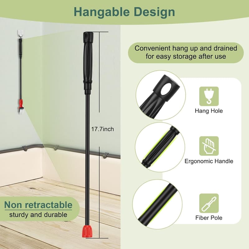 Multi-Use Aquarium Cleaning Kit with 6 Tools & Long Handle