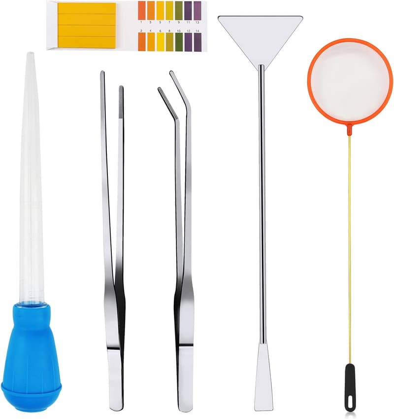Aquarium Cleaning Kit - 6-Piece Tool Set for Fish Tanks