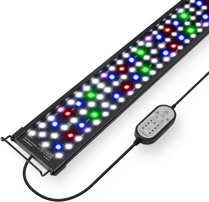 42W Aquarium Light with 9 Modes & Adjustable Timer for 48-54