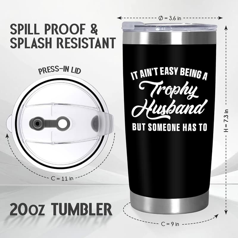Father's Day 20 oz Stainless Steel Insulated Tumbler