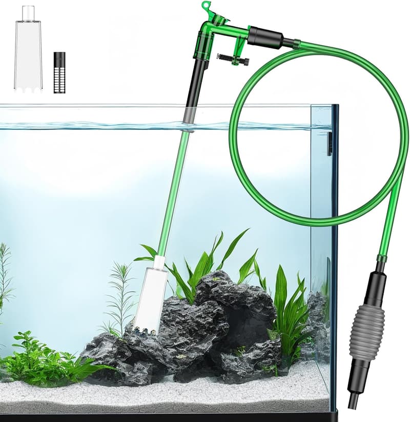 Aquarium Water Changer Kit with 6ft Hose - Gravel Cleaner Tool