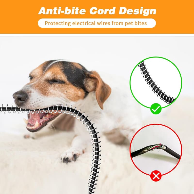 Wall-Mounted Dog House Heater with Thermostat & Overheat Protection