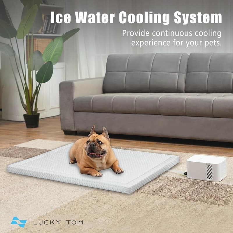 Summer Cooling Mat for Pets - XL Machine Washable Water Pad