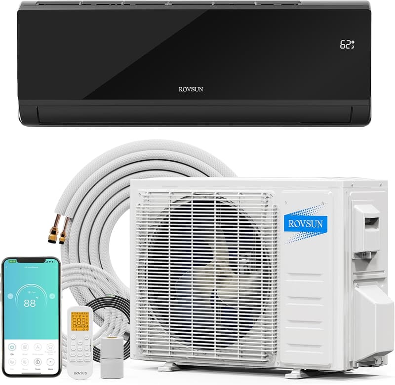 ROVSUN 12,000 BTU Ductless Mini Split AC/Heat Pump with APP Control