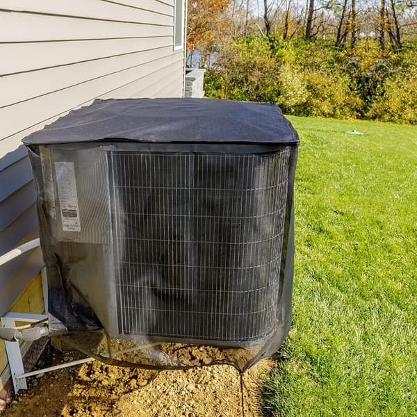 Outdoor Air Conditioner Cover, Full Mesh with Waterproof Top