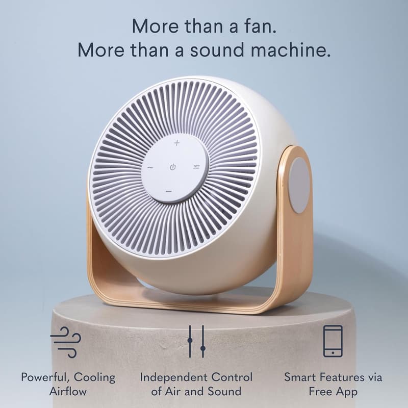 SNOOZ Breez 2-in-1 Smart Fan & White Noise Machine